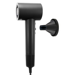 Uscator de par STARCREST SHD-2BK, 1600 W, 110.000 RPM, Ionizare, 3 Trepte de temperatura, 2 Trepte de viteza, Buton de aer rece, Negru