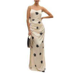 VERO MODA Rochie Vmroe Sl Strap V-Neck Long Vma 10328711 13-0905 TCX birch
