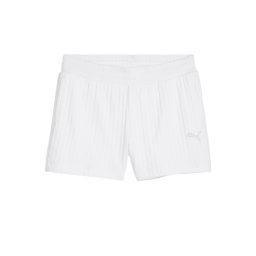 PUMA Bermude Wardrobe Ess Shorts 3' Pointelle 629764 02 puma white