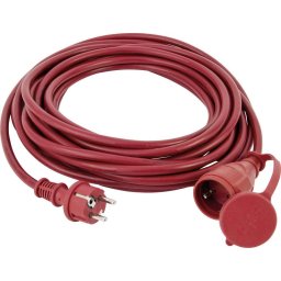 Prelungitor REV extension IP44 25m red