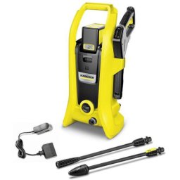 Aparat de spalat cu presiune pe acumulator K 2 Cordless, 36 V, presiune maxim 110 bar, debit maxim 340 l/h, furtun presiune 4 m, pistol G120Q Boost, contine incarcator + acumulator 36 V 5.0 Ah