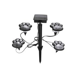 Set 4 lampi solare LED pentru gradina model amprenta labute de catel