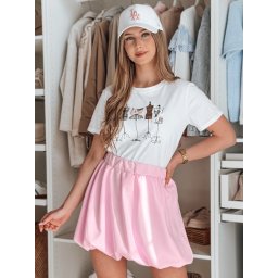 Fustă mini pentru femei PUFFELLA roz