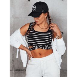 Top damski w paski LA VIE CEST czarny Dstreet