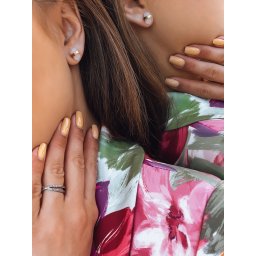 Kolczyki VERIEGATA różowe Dstreet