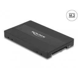 Rack extern M.2 Key M NVMe SSD la U.2 sau M.2 Key B SATA SSD la SATA, Delock 64301