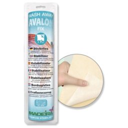 Ata de cusut, brodat si surfilat Insertie broderie hidrosolubila Avalon Fix Film autocolant 0,24 x 1m Madeira 9443