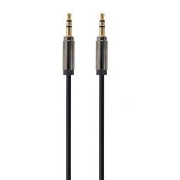 CABLU audio GEMBIRD stereo (3.5 mm jack T/T), 1m, conectori auriti, black "CCAP-444-1M" (timbru verde 0.08 lei)