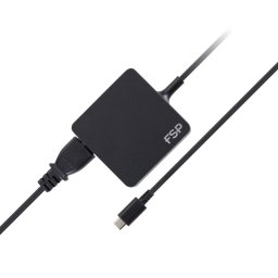 ALIMENTATOR Notebook Universal AC-DC, FORTRON, 65W - compatibil majoritatea NB, tensiuni AC/5V, 9V, 12V, 15V, 20VDC, USB-C 3.1 PD, prot. SCP/OVP/OPP/OTP, "PNA0652602" (timbru verde 0.80 lei)