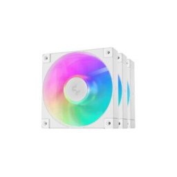 Kit Ventilator FD12, ARGB LED, 120mm, White, 3 bucati