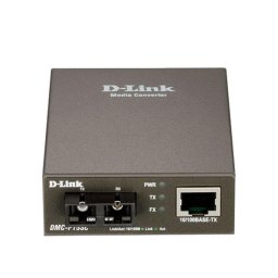 MEDIA CONVERTOR D-LINK, RJ45 10/100Base-TX la 100Base-FX SC Single-Mode Media Converter (15 km) "DMC-F15SC"( include timbru verde 0.5 Lei )