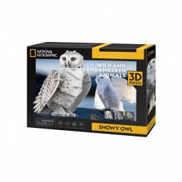 Puzzle 3D Bufniță de Zăpadă