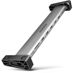 Hub USB HMC-10HLS, USB 3.2 Gen 1, 4x USB-A, RJ-45, HDMI, SD/ microSD
