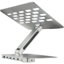 Stand de aluminiu HMC-STND cu HUB USB, HDMI, USB-A, PD 100W, LAN, 16