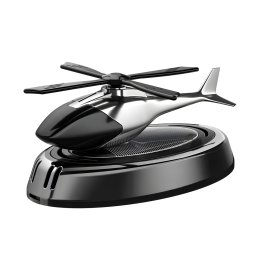 Aromadifuzor auto solar premium Elicopter, negru, aromă Cologne