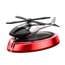 Aromadifuzor auto solar premium Elicopter, roșu, aromă Gardenia