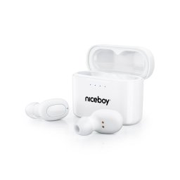 Niceboy Podsie 4 - Căști wireless IP54, albe