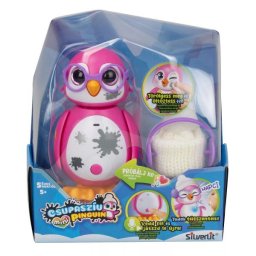Silverlit: Mini pinguin interactiv - roz