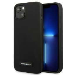 Husa Karl Lagerfeld KLHCP13SSLMP1K iPhone 13 mini 5,4" hardcase Negru/black Silicone Plaque