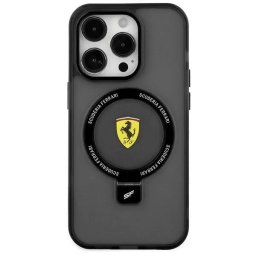 Husa Ferrari Ring Stand 2023 Collection MagSafe Case for iPhone 15 Plus / 14 Plus - Black