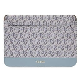 Husa Guess GCube Stripes case for a 14" laptop - blue