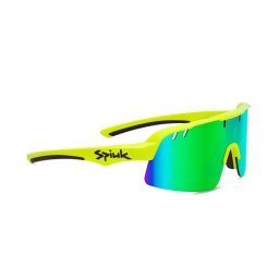 Spiuk - ochelari soare sport Skala lentile verzi oglinda - rama galben fluo negru