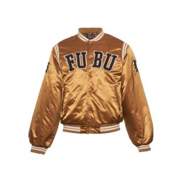FUBU Geacă de primăvară-toamnă ocru / negru / alb