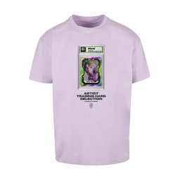 MT Upscale Tricou 'Blend' gri deschis / verde deschis / mov deschis / negru