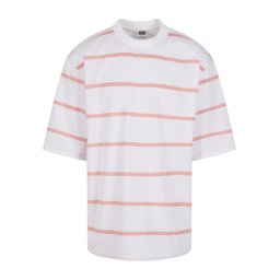 Urban Classics Tricou portocaliu / alb