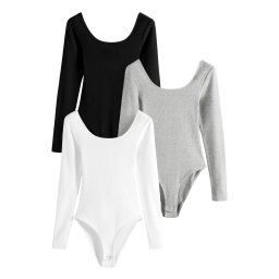 The Set Body gri / negru / alb