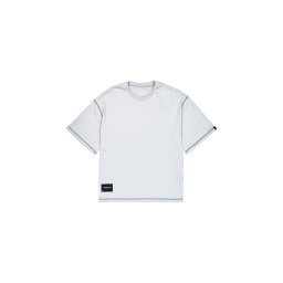 ALPHA INDUSTRIES Tricou 'Studio' gri deschis / lila / negru