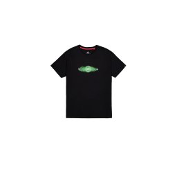 ALPHA INDUSTRIES Tricou 'Lightning' verde deschis / negru / alb