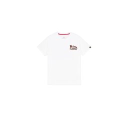 ALPHA INDUSTRIES Tricou 'Naval' culoarea pielii / albastru deschis / galben / alb