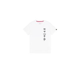 ALPHA INDUSTRIES Tricou 'Freedom' negru / alb