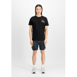 ALPHA INDUSTRIES Tricou 'Naval' culoarea pielii / galben pastel / mauve / negru