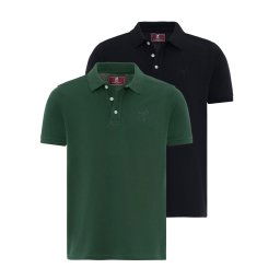 Williot Tricou 'Roman' bleumarin / negru