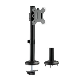 Suport monitor SUPORT de birou LOGILINK, pt 1 TV/monitor plat, curbat, diag. max 32 inch, rotatie, inclinare, orizontala, verticala, max 9 Kg, negru, "BP0108