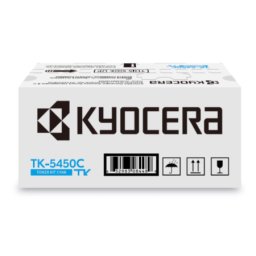 Cartus de toner (3.2K) Kyocera TK-5450C Cyan (TK5450C, 1T0C0DCNL0) pentru ECOSYS MA2600cfx MA2600cwfx PA2600cx PA2600cwx
