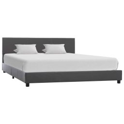 Cadru de pat, gri, 160x200 cm, piele ecologica GartenMobel Dekor