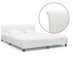 Cadru de pat, alb, 180 x 200 cm, piele ecologica GartenMobel Dekor
