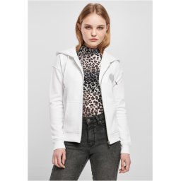 Women's classic zip-up hoodie in black