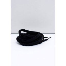 Corbby Bumbac Negre Șireturi Plate