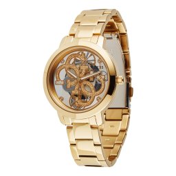GUESS Ceas analogic 'Quattro Clear' auriu