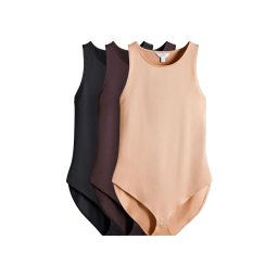 The Set Body culoarea pielii / maro închis / negru