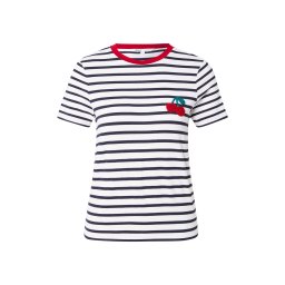 ONLY Tricou 'ONLHeart' roșu / negru / alb