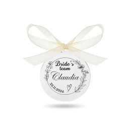Banut Nunta din Argint 2.5cm Bride's Team