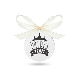 Banut Nunta din Argint 2.5cm Bride's Team Royal