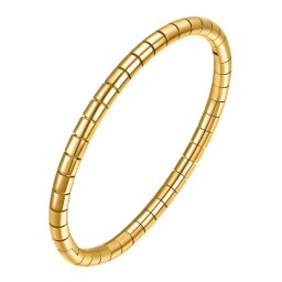 Bratara Fixa Sublim din Inox placata cu AUR 18K