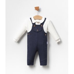 Set 2 Piese Colin - Salopeta bleumarin Bluza Polo