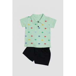 Set 2 Piese Vara pentru Baieti -Little Frogs